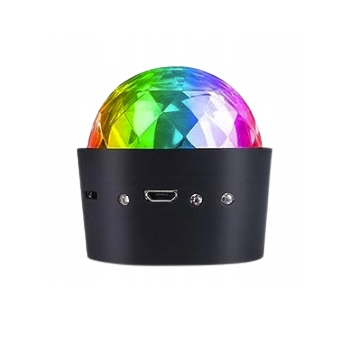 Mini-Disco-Kugel, Kabellos, USB