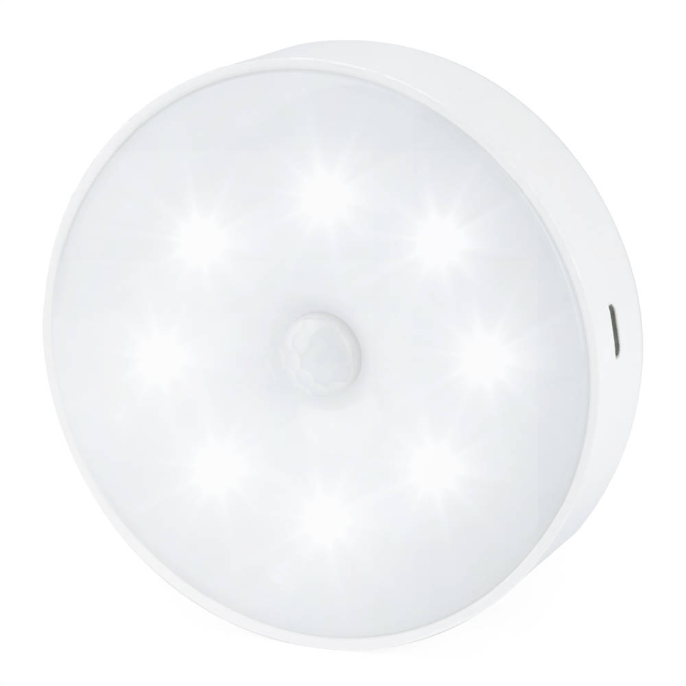 NL-05, Nachtlicht mit Bewegungsmelder USB Wiederaufladbar, für Flur,  Treppe, Schlafzimmer, Küche & Schrank