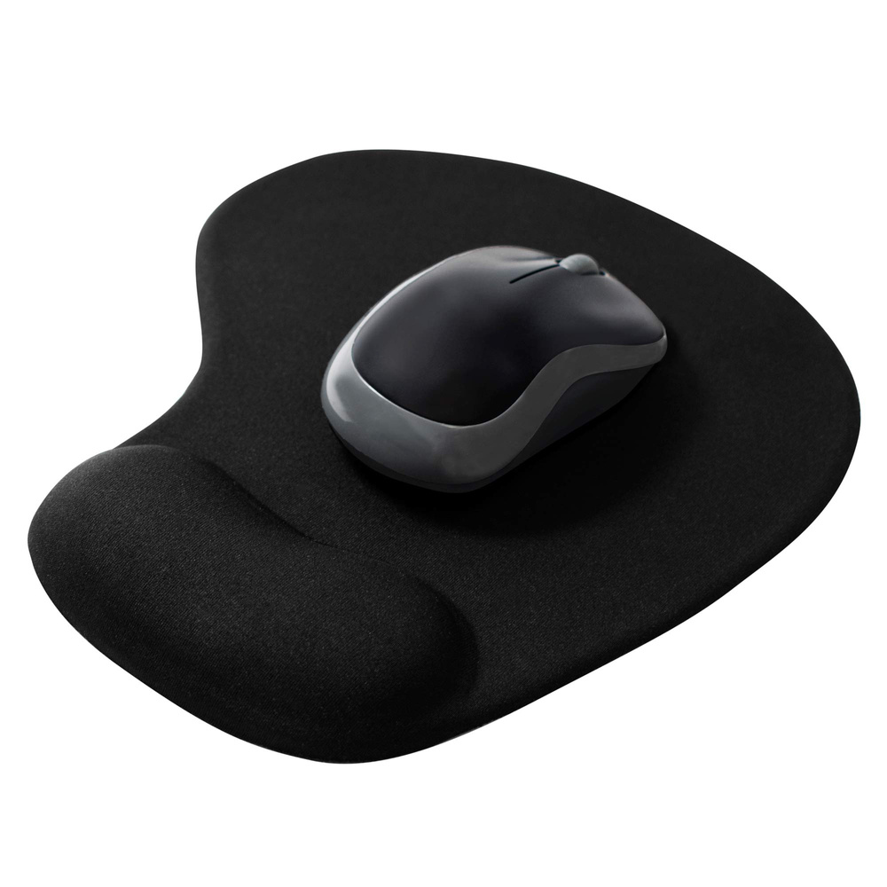 MP-005 | Tappetino per mouse ergonomico con cuscino per polso in gel |  19x23cm